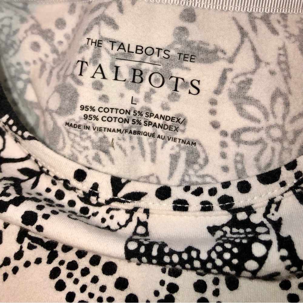 Talbots tee size L - Picture 2 of 2